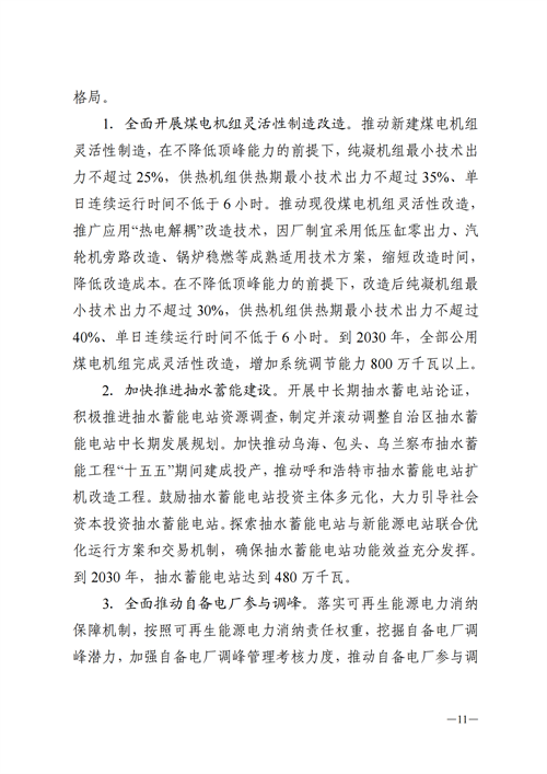 蒙西：建設國家級風電光伏基地 到2030年新能源發電裝機規模達2億千瓦！
