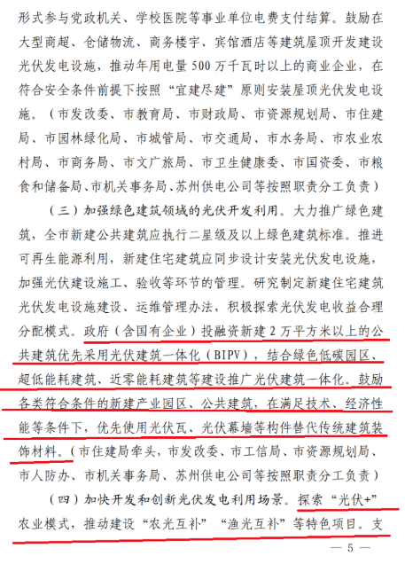 蘇州:國(guó)企廠房100%安裝分布式光伏!