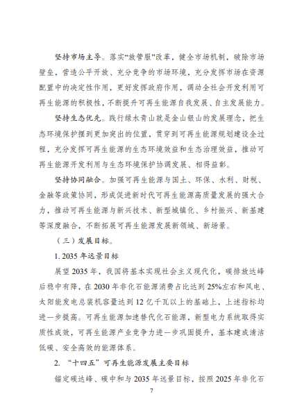 發(fā)改委、能源局等九部委聯(lián)合印發(fā)發(fā)布“十四五”可再生能源規(guī)劃!