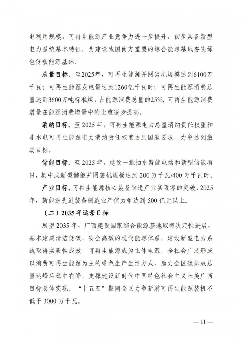 廣西“十四五”規劃：大力發展光伏發電，到2025年新增光伏裝機15GW！