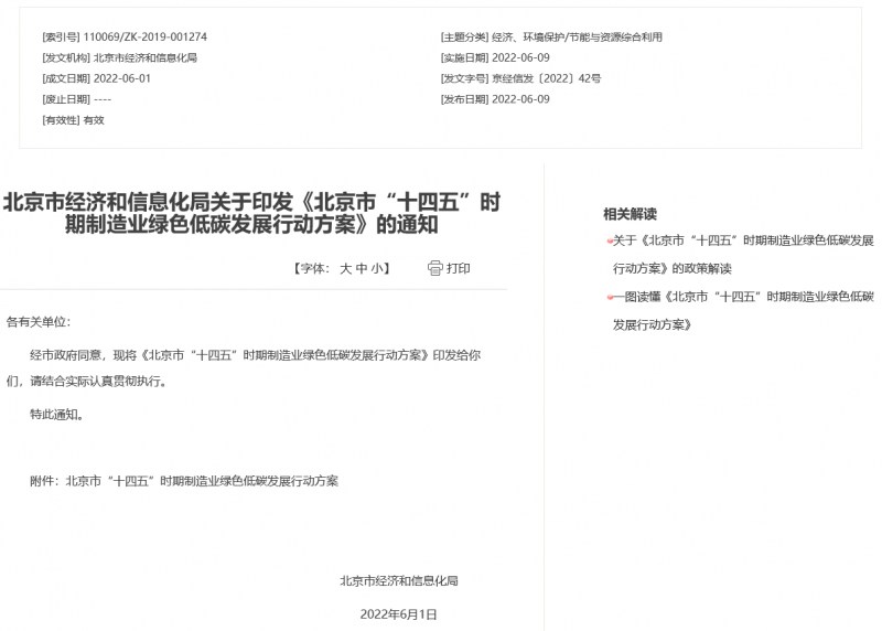 應用盡用!北京市鼓勵低速風電、高效光電、先進儲能等能源落地