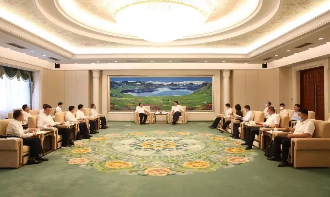 中國能建黨委書記、董事長宋海良拜會吉林省委常委、長春市委書記張志軍