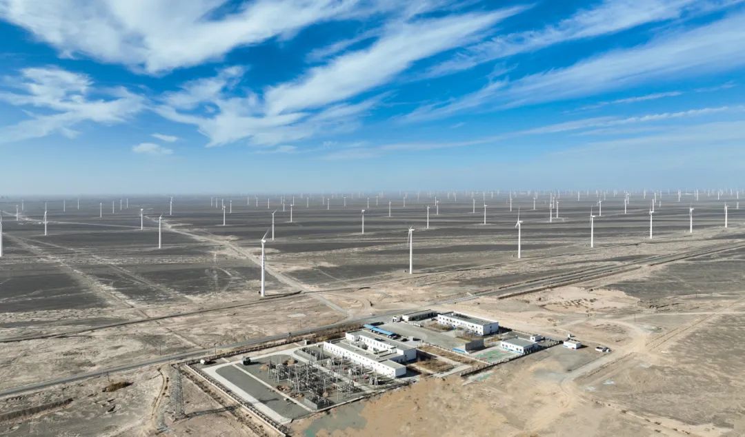 中國電力甘肅能投瓜州北大橋70MW風(fēng)電項目成功