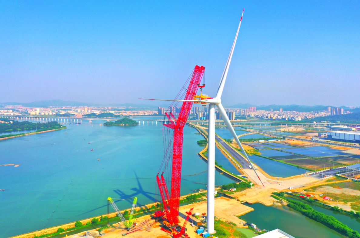 全球首臺18兆瓦-20兆瓦風儲荷網一體型海上風