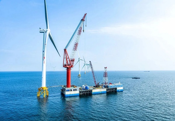防城港海上風電示范項目進入全容量并網發電沖