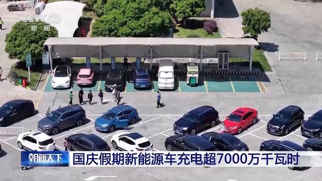 創歷史新高!國慶假期新能源車充電超7000萬千